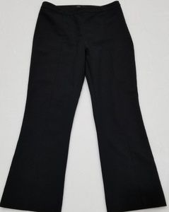 Topshop Black Side Zip Crop Pants - size 2
